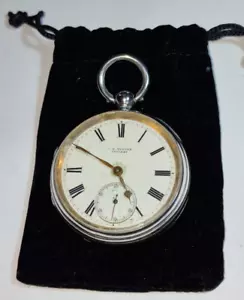 QUITTING EBAY SALE Pocket Watch Believed Fusee Movement Hallmark 1886 hsl05 - Picture 1 of 20
