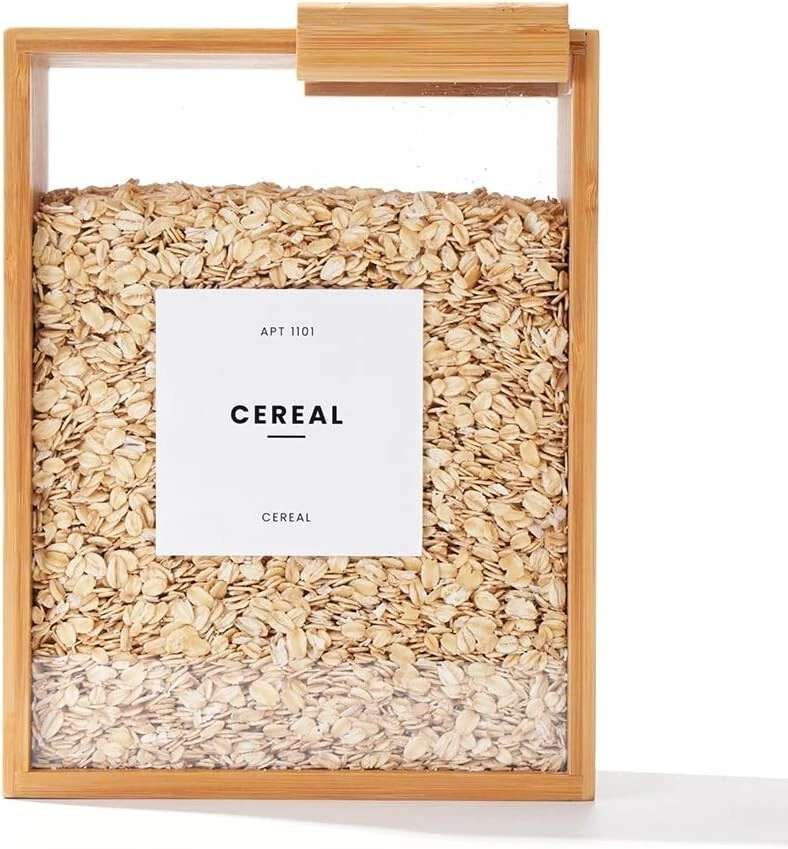 DURABLE Bamboo Food Dispenser 3L | Kitchen Organizers and Storage | Food Containers