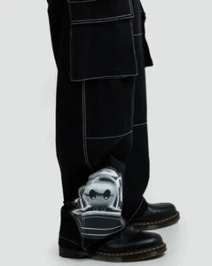 PAUL FRANK JULIUS BLACK CARGO PANTS size 3X - Picture 1 of 10