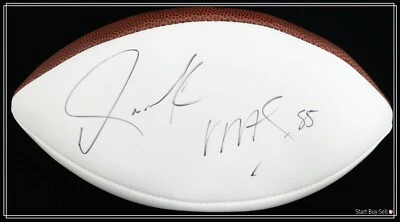 Baltimore Ravens Derrick Mason Signed Authentic Autographed Football - PSA/DNA - Image 1 of 2