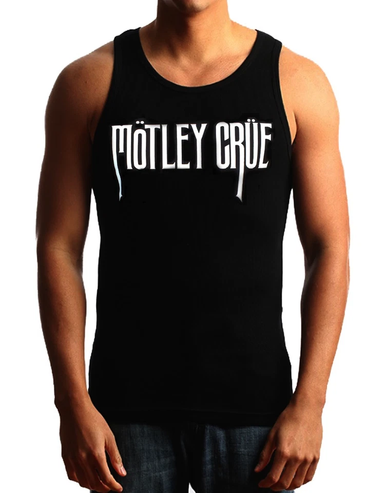 MOTLEY CRUE L PUNK ROCK  Band Black Tank Top - Image 1 of 1