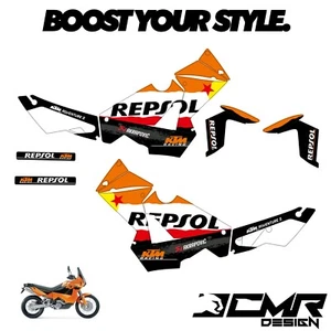 Grafik Aufkleber für KTM 950 Adventure 2003 2004 2005 2006 Decal Sticker - Bild 1 von 1