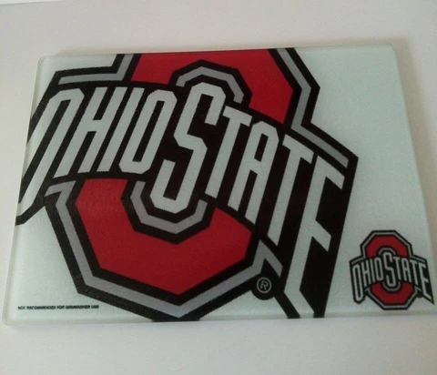 The Ohio State Buckeyes Collegiate Glass Cutting Board Cover