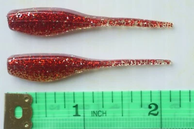 100 - 2" Stinger Panfish Baby Shad рыболовные приманки - краппи/бас приспособления - 24 цвета - Изображение 1 из 2