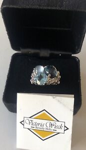 Victoria Wieck Sterling Silver Ring Size 6 New Old Stock Box Papers #3