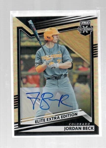 Jordan Beck 2022 Elite Extra Edition Auto  Autograph - Picture 1 of 2