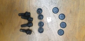 EARLY BMW E36 E34 E30 E32 Secret Wheel Bolts Nut Whit Lock Key OEM Anti-Thief - Picture 1 of 9