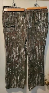 Vtg Deerskin Camo Chamois Pants Realtree Camouflage Made in USA 44 x 32 - Picture 1 of 7
