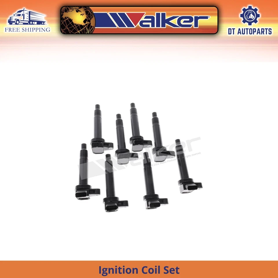 Juego de bobinas de encendido Walker 2004 2005 2006 2007 para Lexus GX470 2003-2009 4,7 L V8 Foto 1 de 4