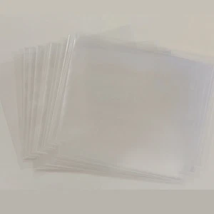 100 Double CD Sleeves: Japanese Open-top Bottom Cut for Fatboy / Fatbox Doubles - Picture 1 of 2