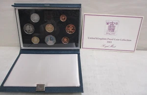 1983 United Kingdom Great Britain UK England 8-Coin Proof Set w COA Elizabeth II - Picture 1 of 22
