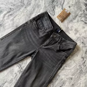 NWT Liu Jo Denim Black Jeans Y2K W24 - Picture 1 of 19