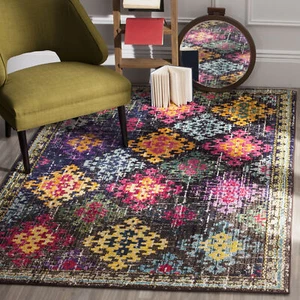 Safavieh Classic Texture Multi Vintage Area Rug MNC244F - Picture 1 of 15