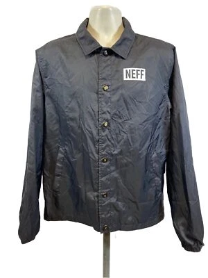 Disney Men’s Size M Black Mickey Mouse Neff Lightweight Windbreaker Jacket - Image 1 of 4