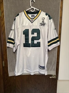 Green Bay Packers Aaron Rodgers #12 Reebok NFL Super Bowl XLV Jersey Men’s Sz 52 - Picture 1 of 7