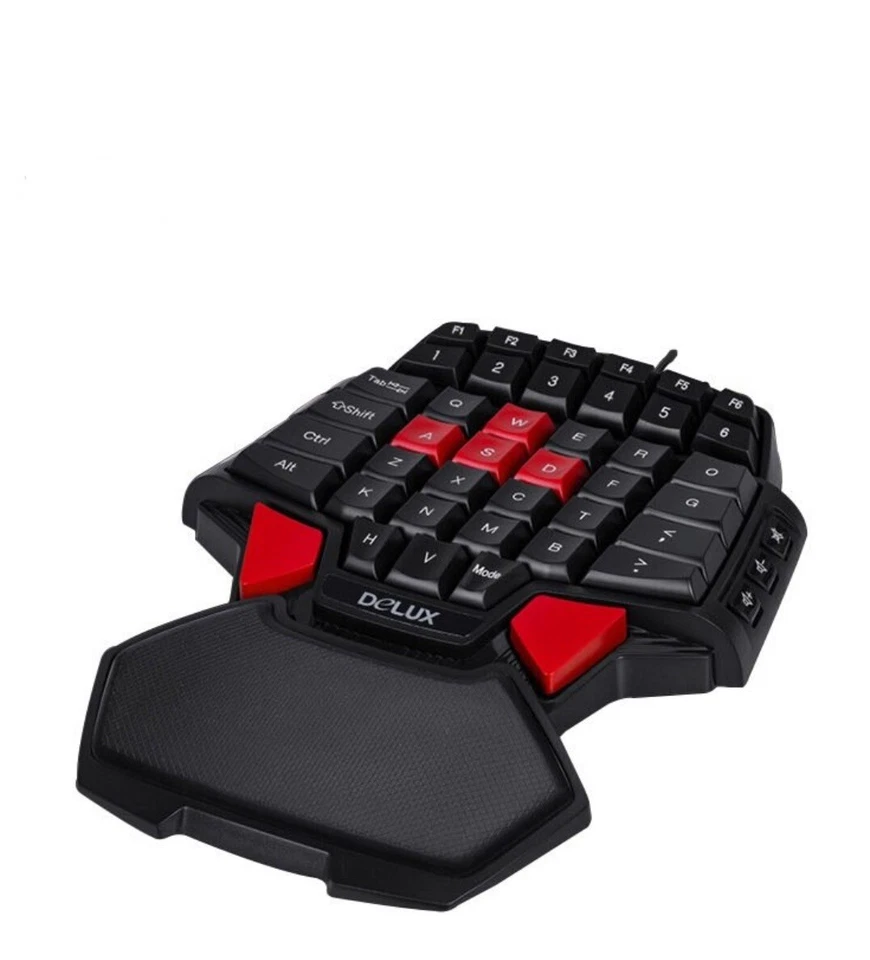 Delux T9 One / Single Hand Gaming Tastatur - Bild 1 von 4