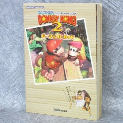 SUPER DONKEY KONG 2 Perfect Guide Nintendo GameBoy Advance 2004 Japan Book EB41 - Image 1 of 4