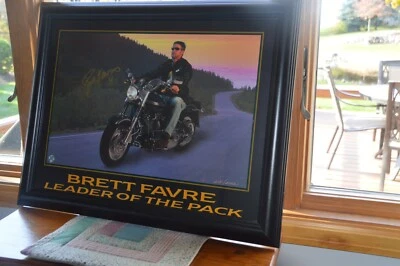 BRETT FAVOR LÍDER DEL PACK. ENMARCADO-AUTO-EDICIÓN LIMITADA (215/2002)HOL #40623 Foto 1 de 3