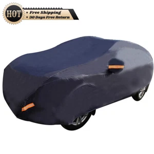 Silscvtt Universal For Car Cover Waterproof All Weather SUV Protection Blue - Picture 1 of 8
