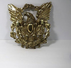 Vintage Ornate Cast Brass American Eagle Door Knocker -  Very Nice.