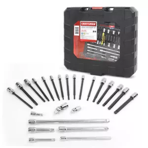 Craftsman 24 Piece Reach and Access Torx & Hex Accessory Set 30024 Free Shipping - Picture 1 of 6