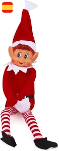 Elves Behavin' Badly, Elf Papá Noel Elfo de Vinilo Suave de Pierna Larga - Imagen 1 de 11