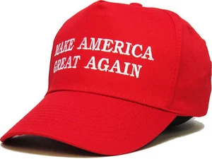 Sombrero Make America Great Again Donald Trump Republicano Gorra Rojo - Imagen 1 de 3