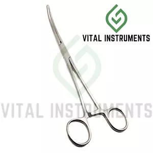 Rochester Pinza Carmalt Curva 8" Chirurgica Emostatica Veterinaria Acciaio Tedesco - Foto 1 di 1