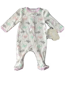 Cloud Island Sleep And Play Boy Or Girl Pajamas 0-3 Months - Picture 1 of 4