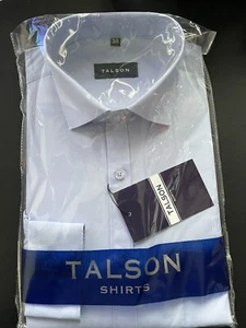 Talson Mens Luxury Shirt -  Blue SIZE 38 - Afbeelding 1 van 6