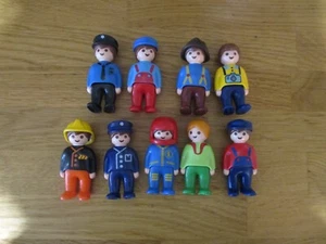 Vintage Playmobil figures 1990 Geobra, set of 9. - Picture 1 of 3
