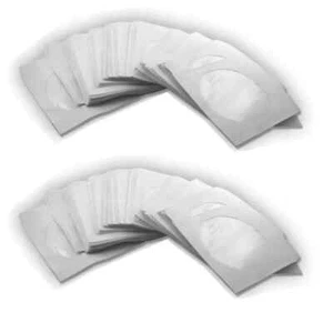500 PAPIERHÜLLEN CD DVD PAPIER HÜLLE MIT FENSTER + KLAPPE PAPIER SLEEVES HÜLLEN - Bild 1 von 2