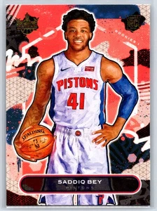 Panini Court Kings Saddiq Bey #73 RC 2020-21 Detroit Pistons - Imagen 1 de 2