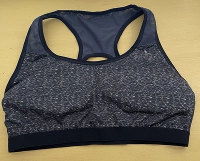 Danskin Racer Back Bra Black Mingled 2XL - Imagem 1 de 3