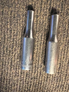 CRAFTSMAN -G-(reverse) 44401 & 44402 deep socket, 4mm & 5mm 1/4” drive - USA - Picture 1 of 2