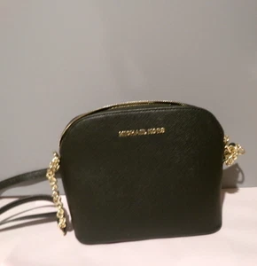 Nuevo Bolso Bandolera Cúpula Michael Kors Cuero Negro - Imagen 1 de 5