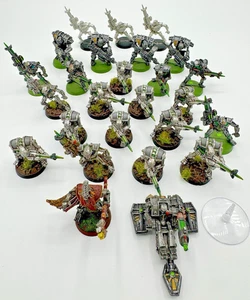 2nd Edition Full Necron Raiders Army Painted Oldhammer Immortals Lord Rare OOP - Bild 1 von 24