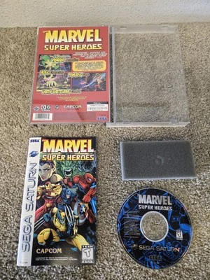 Marvel Super Heroes Sega Saturn + Tarjeta Reg - Completa en caja original Foto 1 de 4