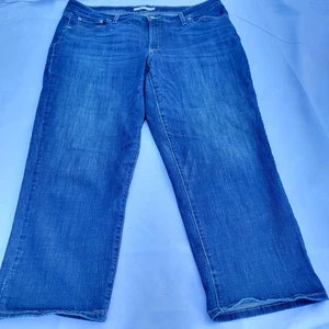 Levis Boyfriend Jeans Womens 20W Blue Denim Relaxed Fit Distressed Casual Pants - Picture 1 of 4