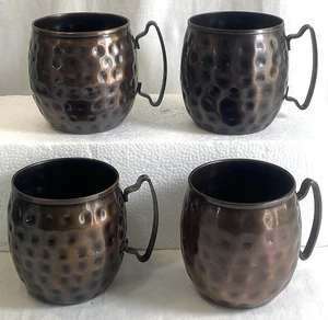 Moscow Mule Kupfer Becher 4er Set World Tableware MM-100 140z - Bild 1 von 14