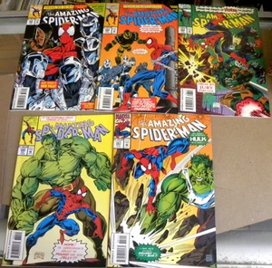 Marvel 1991 5 issues AMAZING SPIDER-MAN 381 Hulk 382 383 384 385 NM gb - Bild 1 von 9