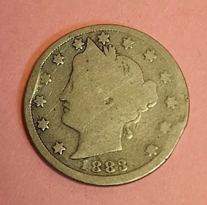 1883 With Cents Liberty Head V Nickel   - Picture 1 of 2
