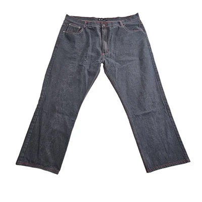 Vintage Red Ape Jeans Men's 46x30 Grey Straight Leg EUC Embroidered Streetwear - Image 1 of 4