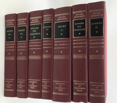 English Monarchs 7 Book Set University of California Press Hardcover-1968 - Image 1 of 4