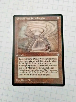 MTG Infinite Hourglass ( Unendliches Stundenglas) Ice Age Reg. -Some Edge Wear - Image 1 of 4