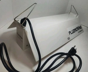 FluoroWing Hydro Farm Grow Light Hood - *Bulb Not Included* Compact Home Grow - Picture 1 of 7