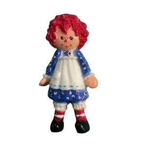 Vintage Hallmark Raggedy Ann Pin Brooch 1975 Bobbs Merrill Signed 2”x 1” - Picture 1 of 8
