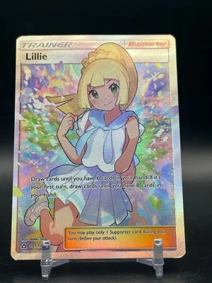 NM Lillie Sun & Moon Ultra Prism Full Art Holo Pokemon 151/156 - Image 1 of 2