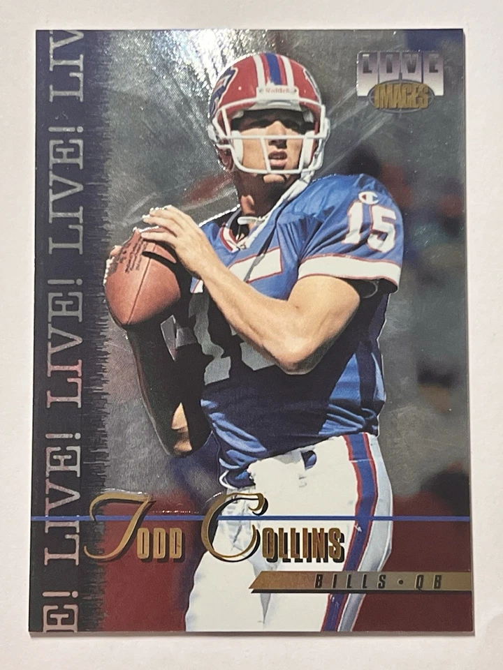 1995 Classic Images Limited Live Todd Collins #112 Buffalo Bills - Image 1 of 2