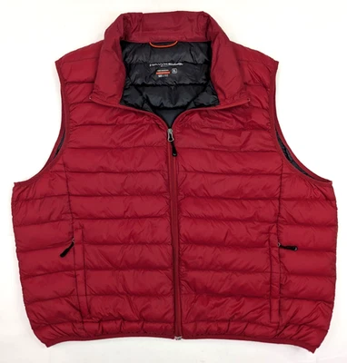 Hawke Co Down Insulated Puffer Vest Men XL Packable Red Performance Sport Fiber - Image 1 of 4
